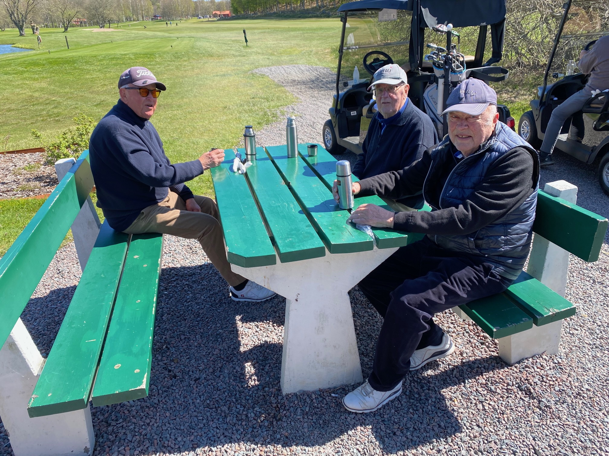 Det finns en anledning till att vi spelar golf - fikapaus!