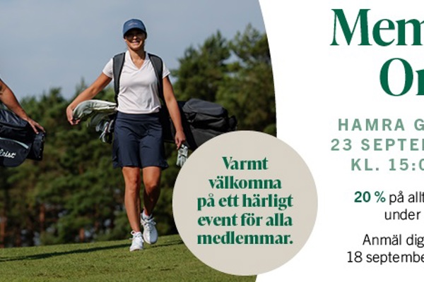 Klubbkväll i shopen 23/9 - Members Only