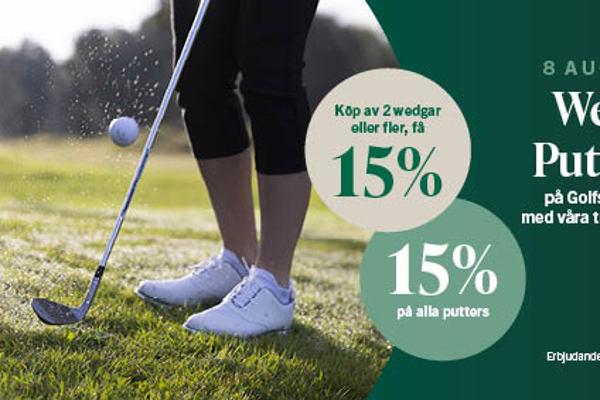 Wedge & Putt Event med Albin & Lisa